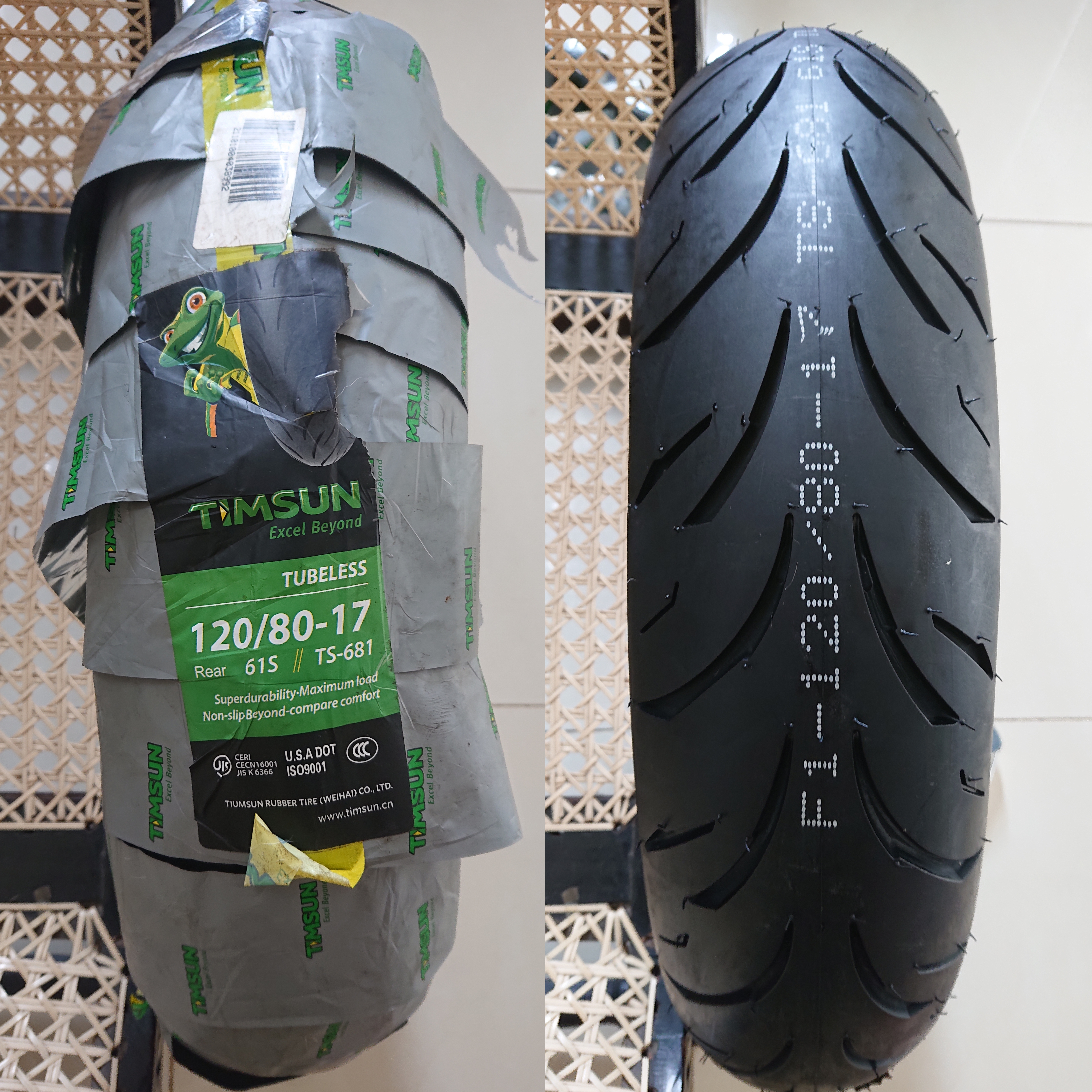 TIMSUN 120/80-17 TIMSUN Motorcycle Tyres buy online Sri Lanka